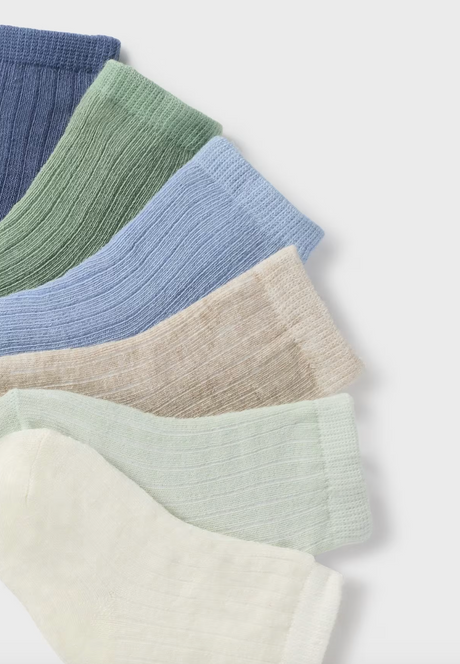 Set of 6 Socks - Green