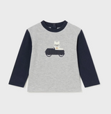 Elbow Patch Tee - Grey FINAL SALE