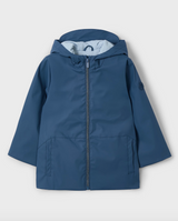 Hooded Raincoat - Midnight