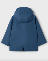 Hooded Raincoat - Midnight