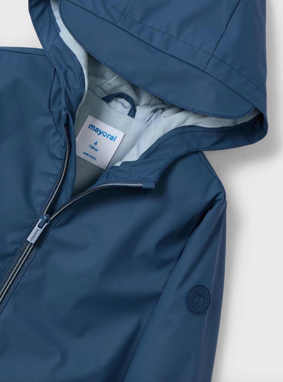Hooded Raincoat - Midnight