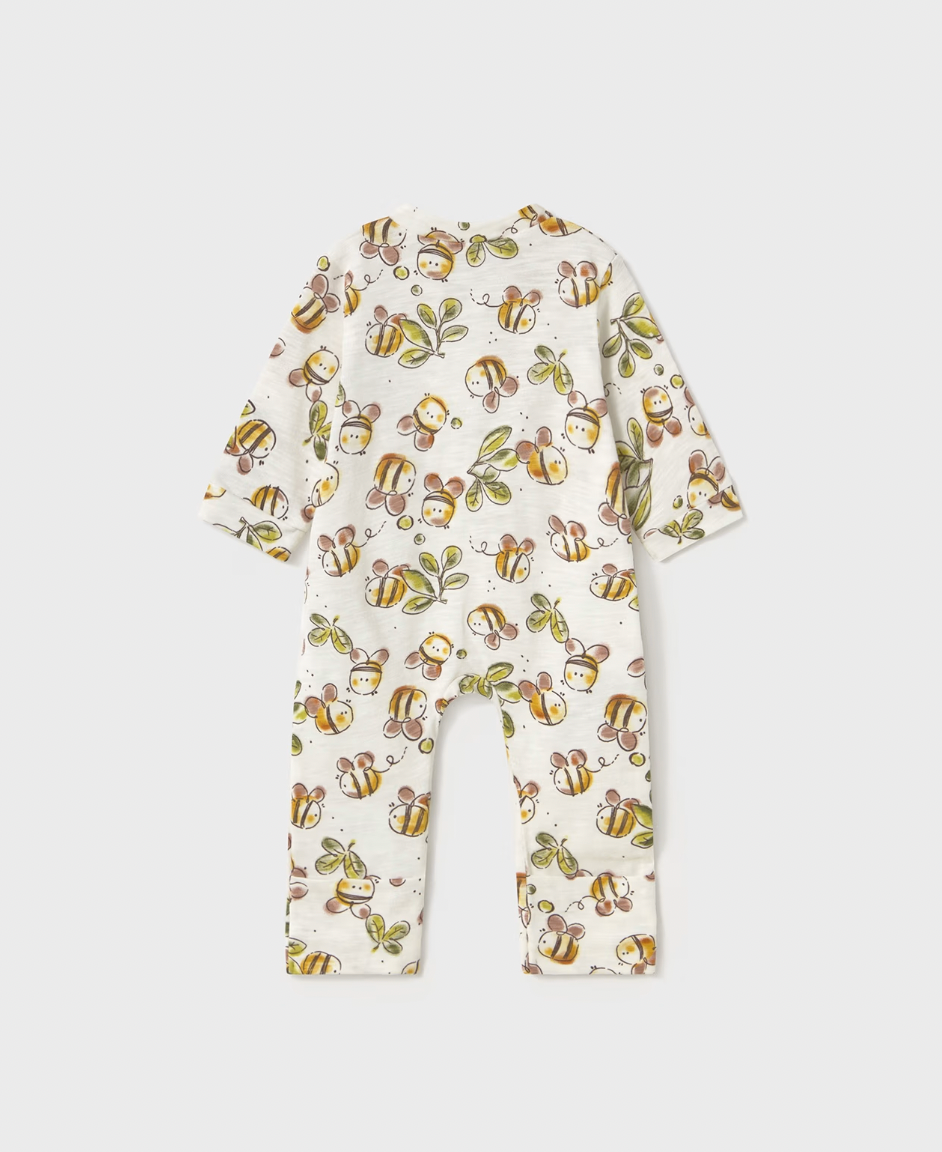 Zip Romper - Bee