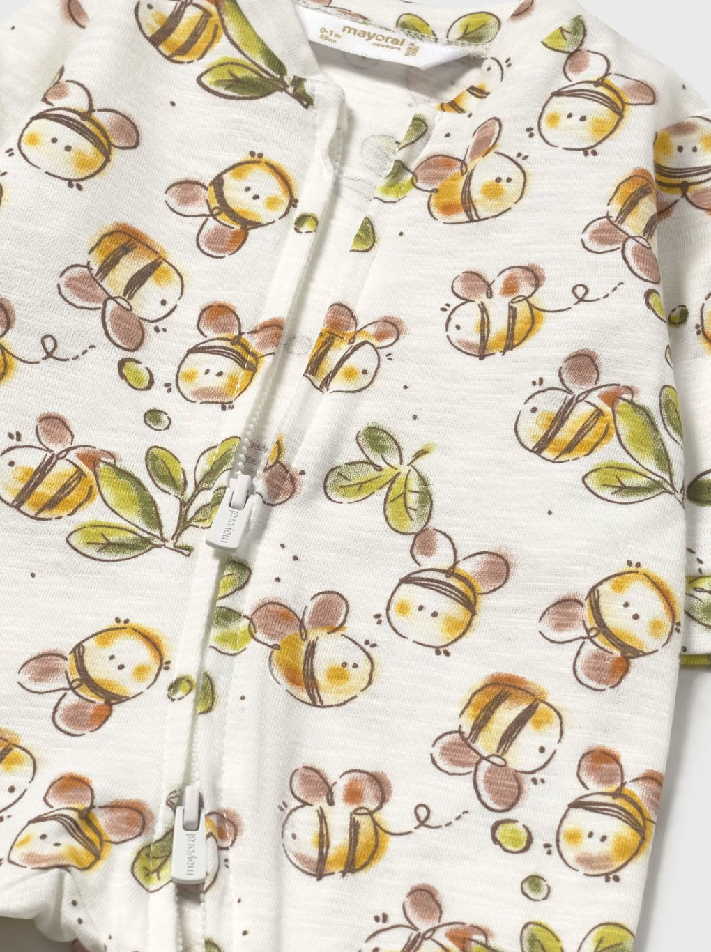 Zip Romper - Bee