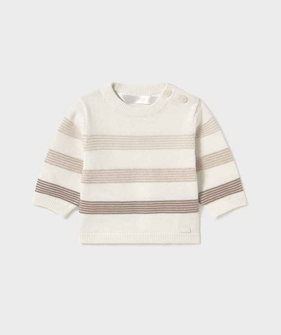 Striped Sweater - Frappe