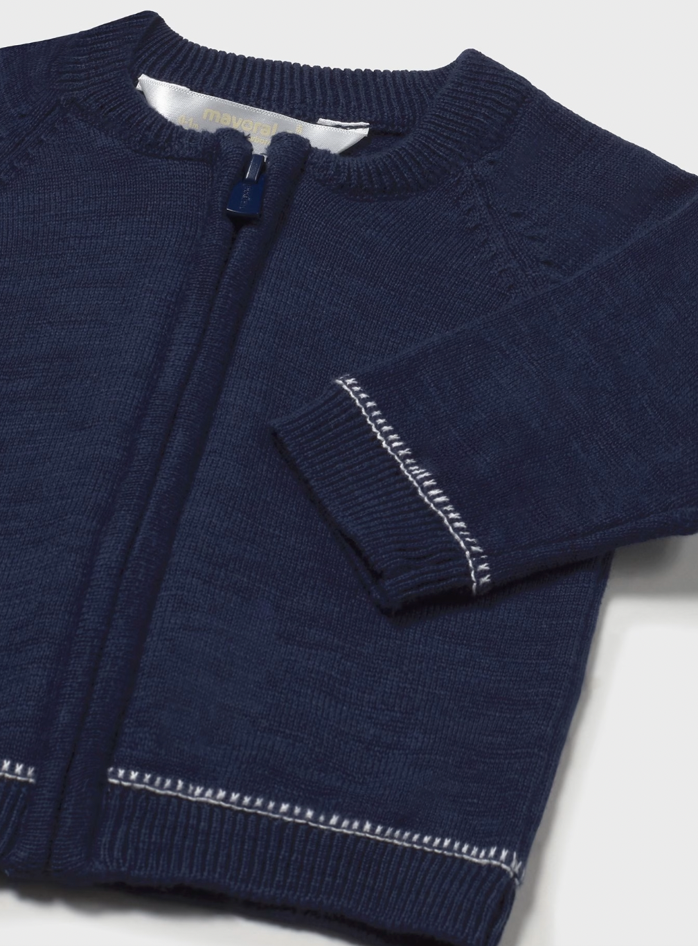 Zip Cardigan - Navy