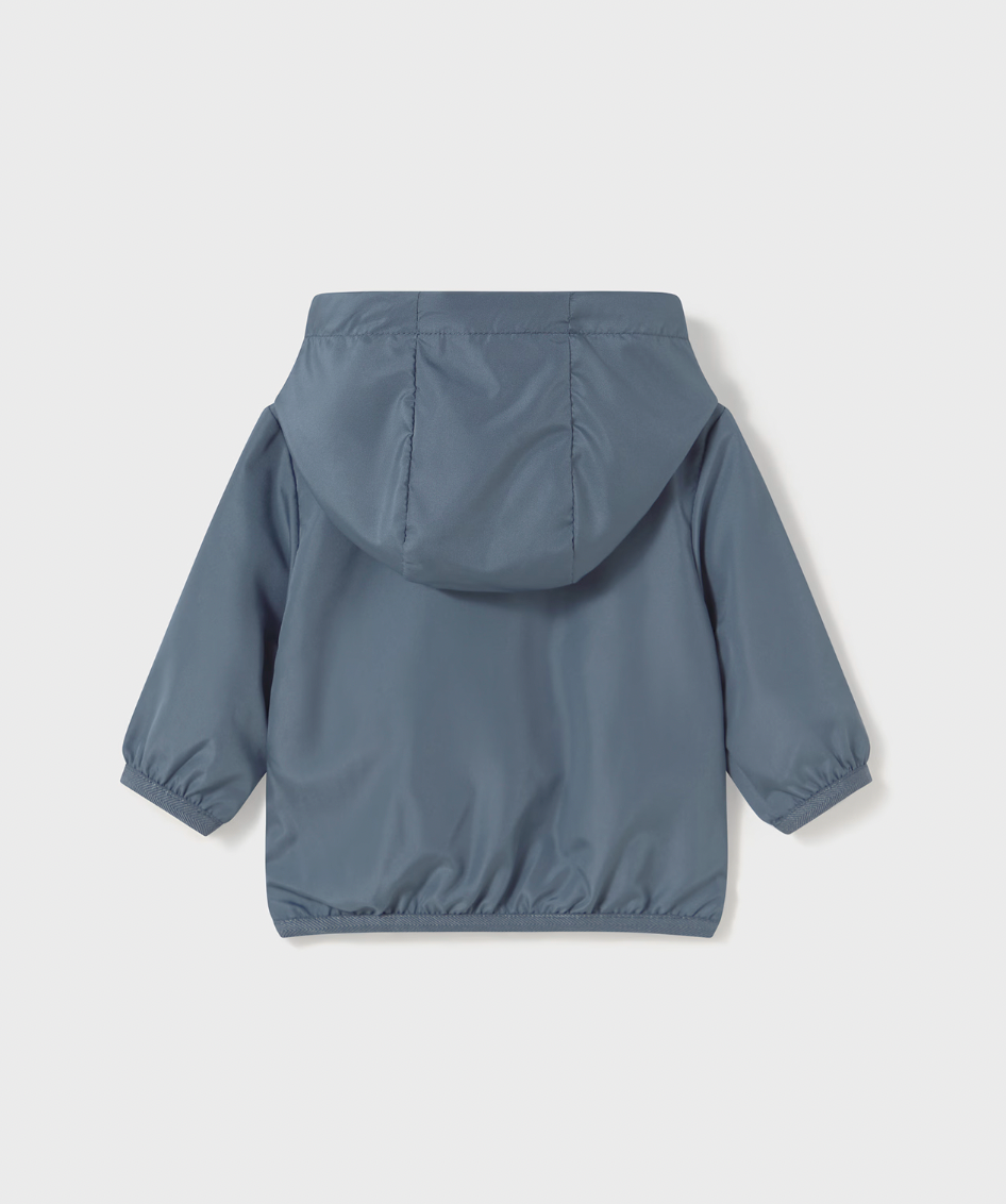 Hooded Reversible Windbreaker - Star Blue