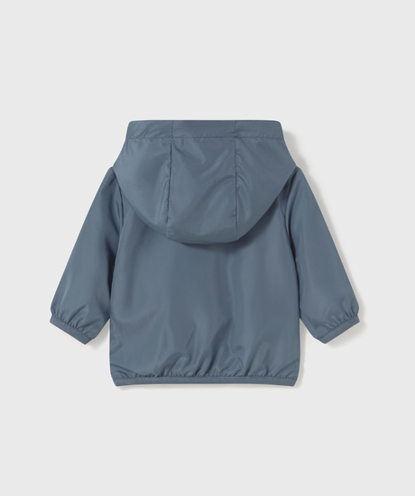 Hooded Reversible Windbreaker - Star Blue