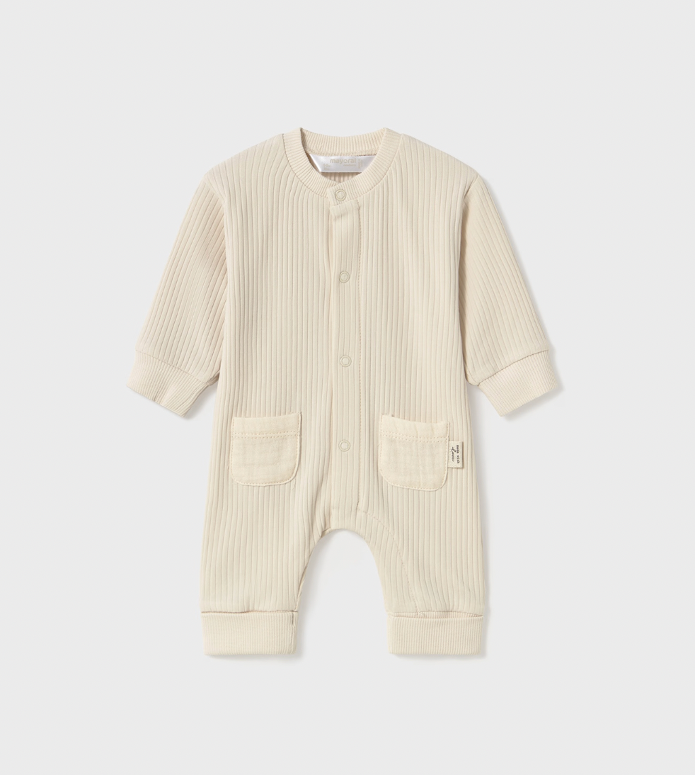 Snap Romper - Oat