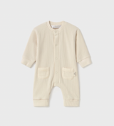 Snap Romper - Oat