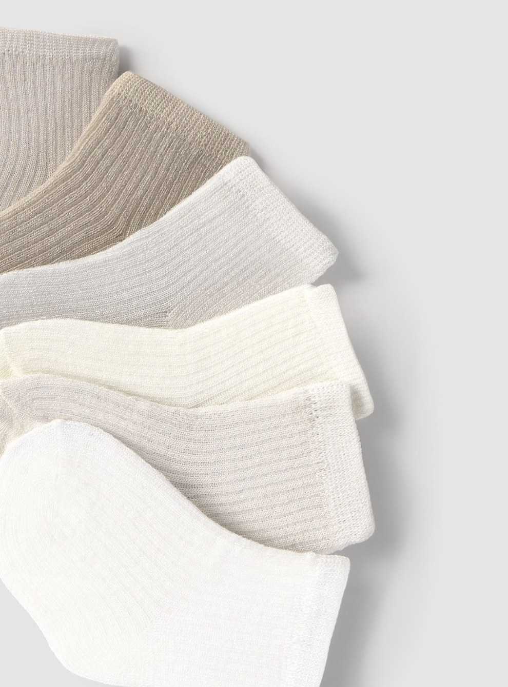 Set of 6 Socks - Natural