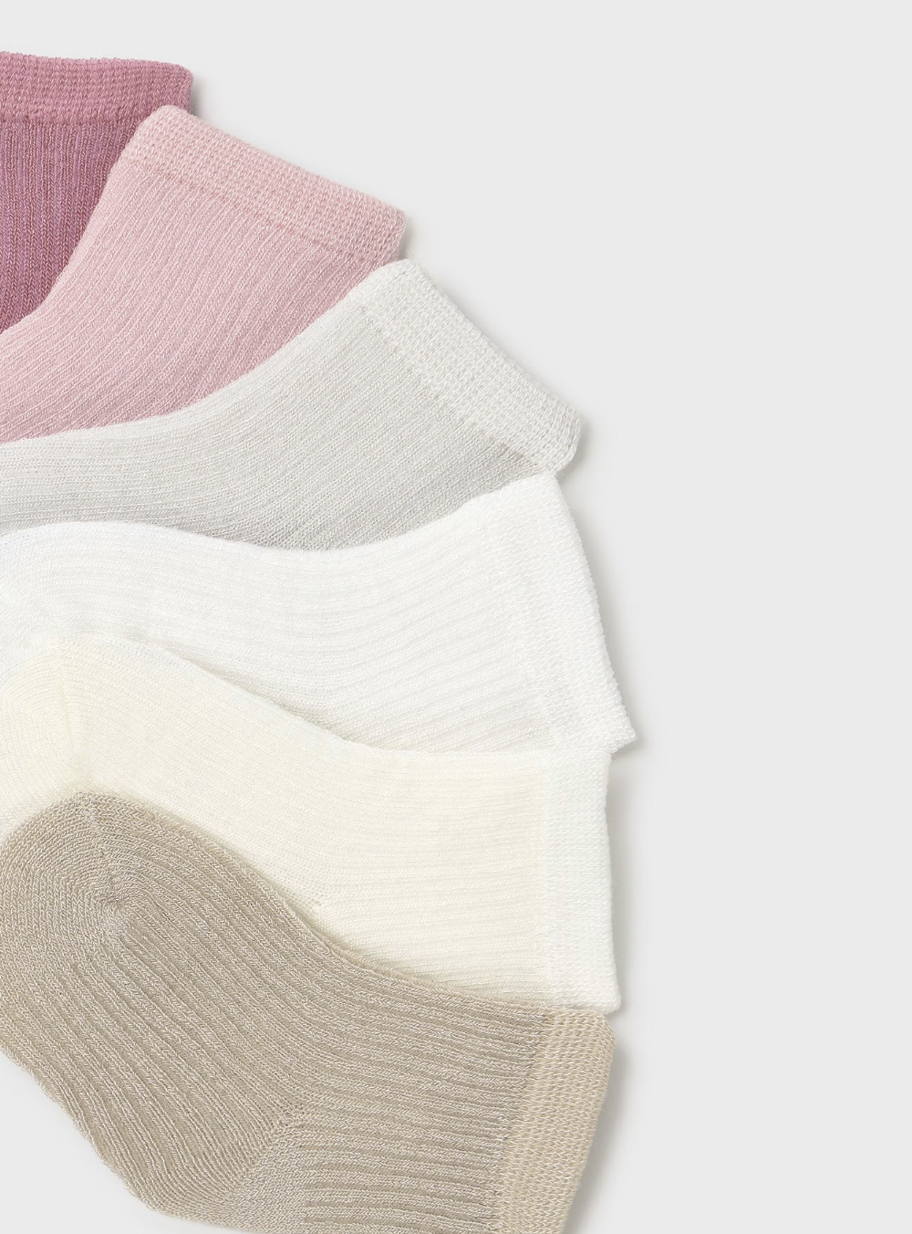 Set of 6 Socks - Rose