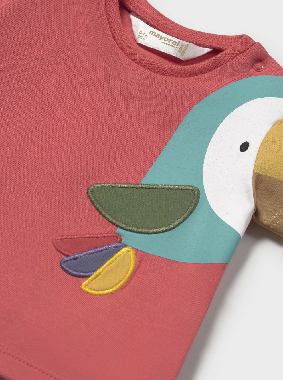 Graphic Sleeve Tee - Parrot