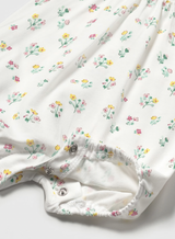 Smocked Romper - Flowers