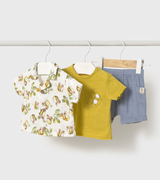 Button Down and Shorts Set - Bees