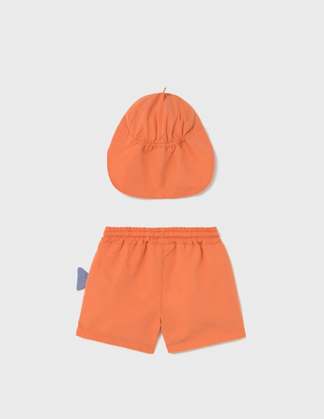 Swim Trunk and Hat - Shark