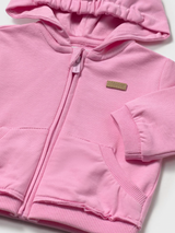 Zip Up Hoodie - Bubblegum