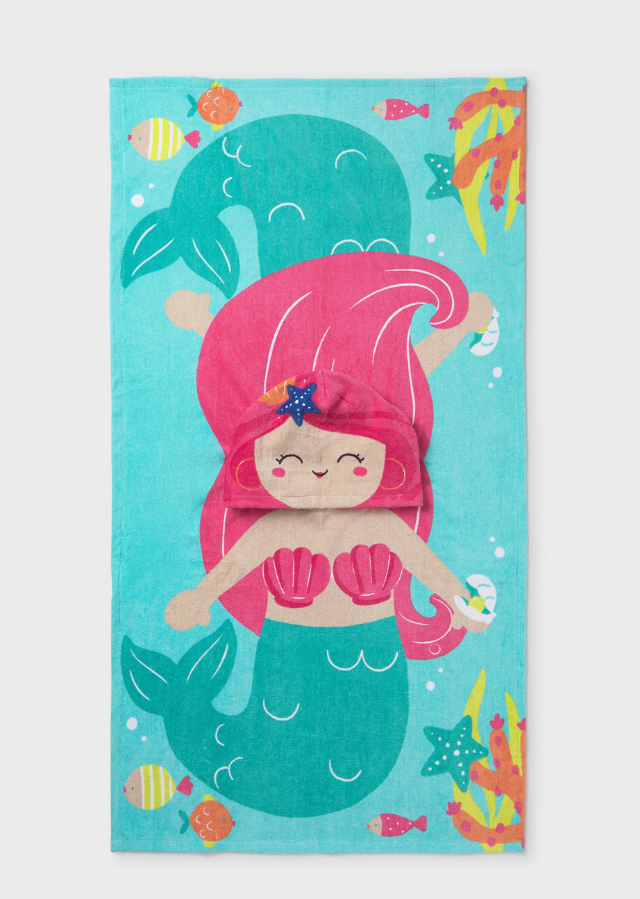 Towel Poncho - Mermaid