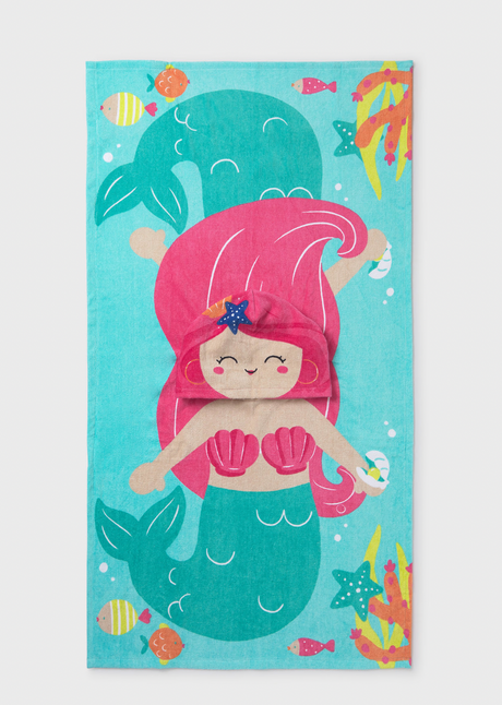 Towel Poncho - Mermaid