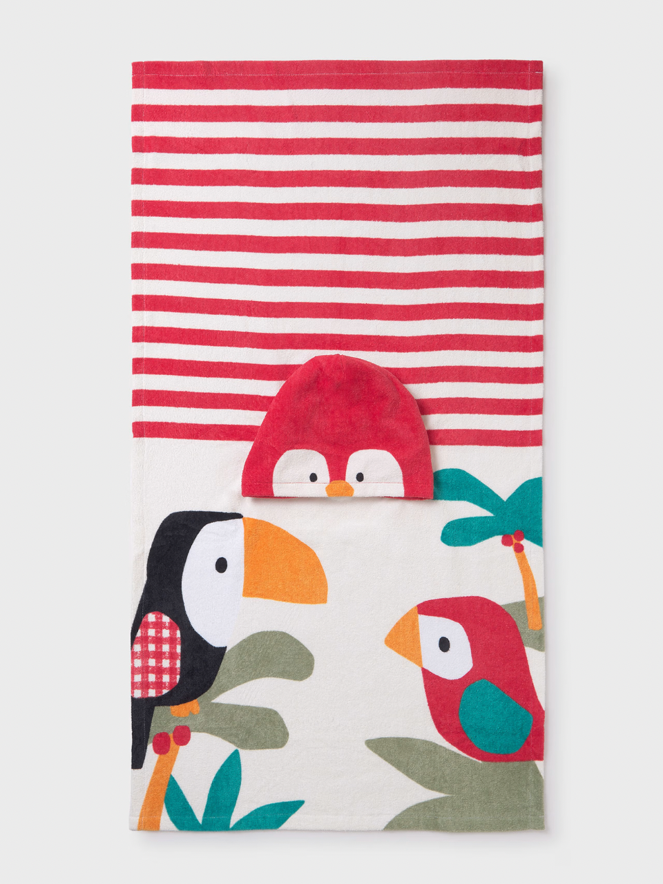 Towel Poncho - Parrot