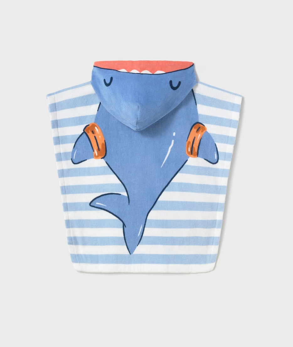 Towel Poncho - Shark