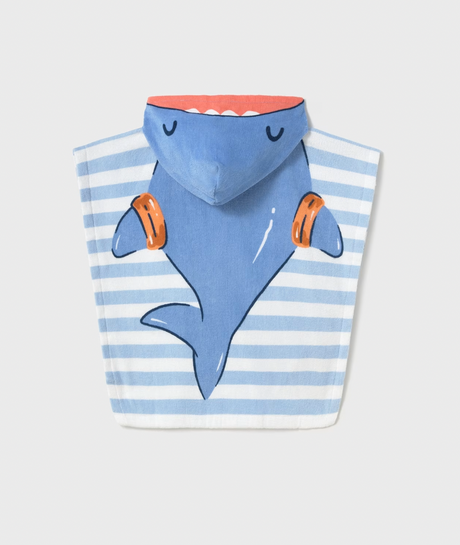 Towel Poncho - Shark