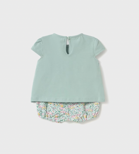 Cap Sleeve Tee and Bloomers - Flower Petals