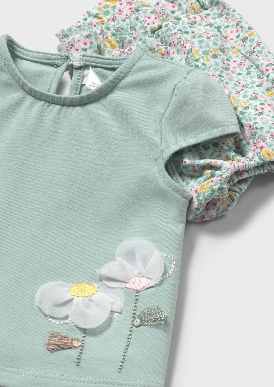 Cap Sleeve Tee and Bloomers - Flower Petals