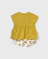Muslin Pocket Tee and Shorts - Bees