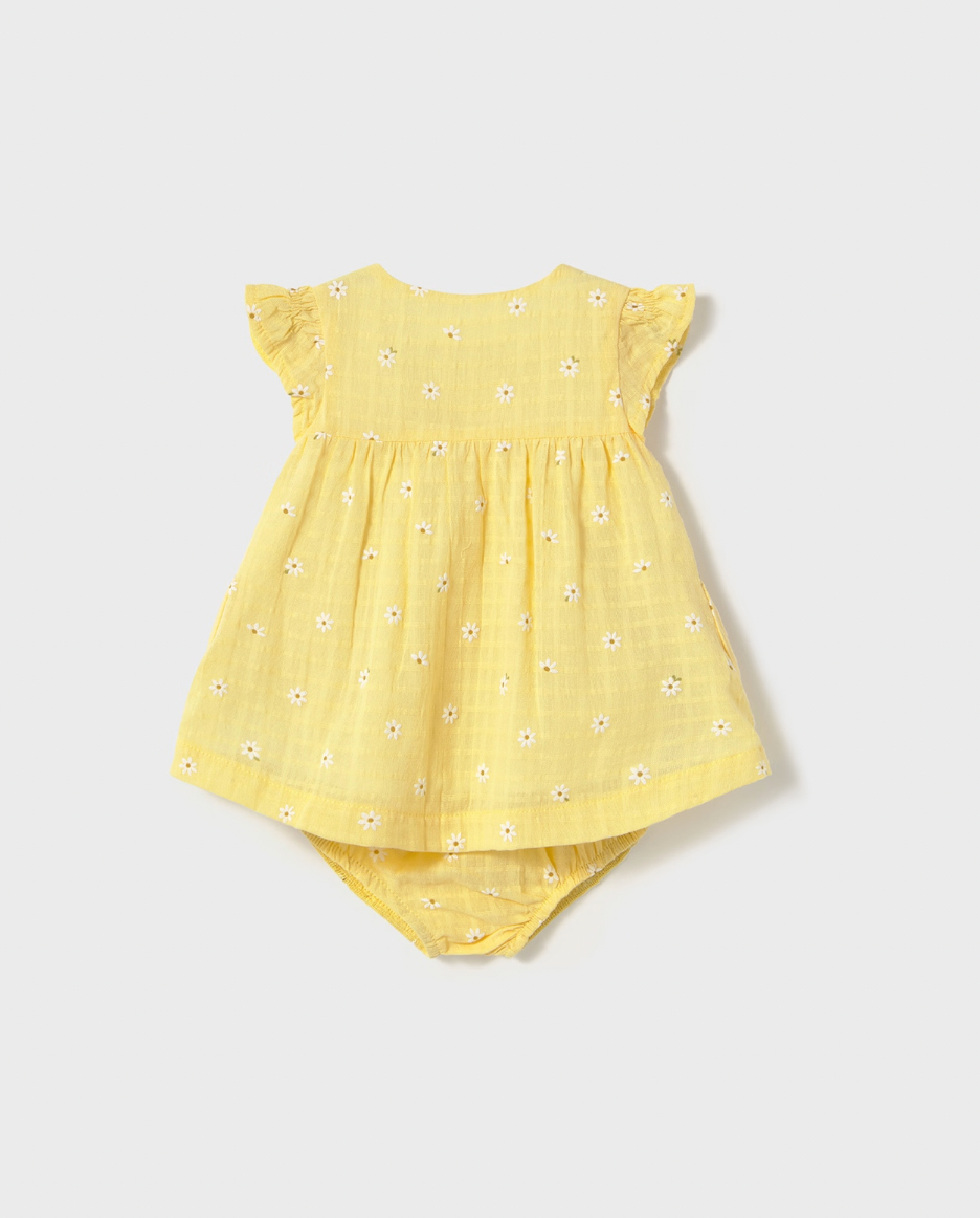 Button Dress and Bloomers - Daisy