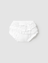 Ruffle Bloomers - White