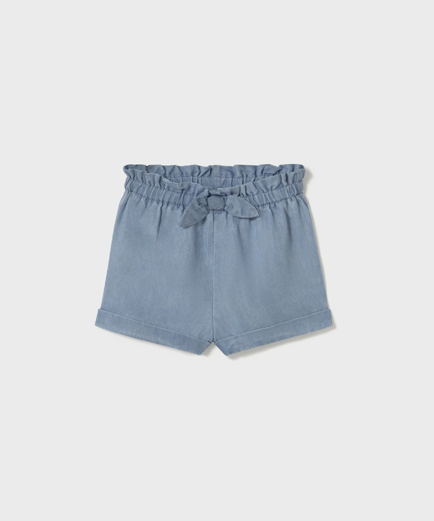Paperbag Shorts - Blue