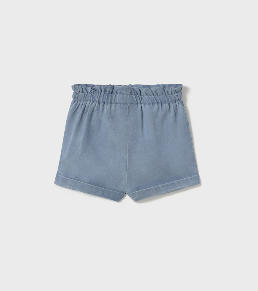 Paperbag Shorts - Blue