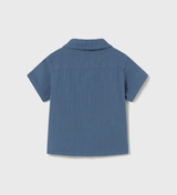 Muslin Button Down - Blue