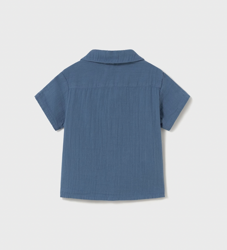 Muslin Button Down - Blue