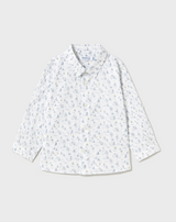 Long Sleeve Button Down - Sailboats