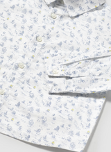 Long Sleeve Button Down - Sailboats