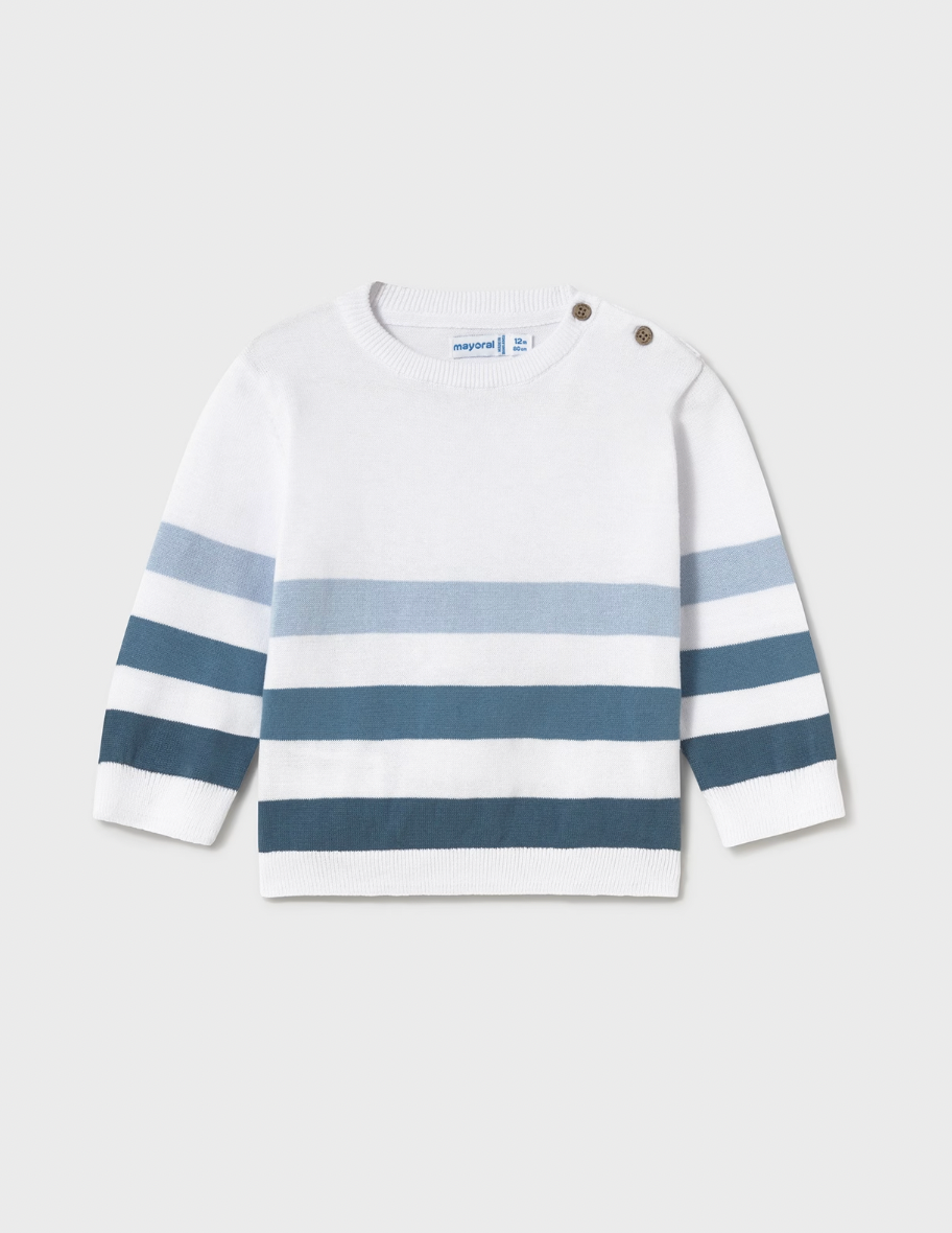 Classic Sweater - Blue Stripes