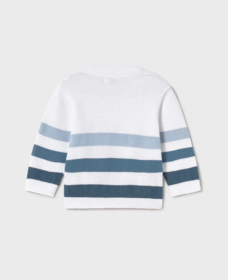 Classic Sweater - Blue Stripes