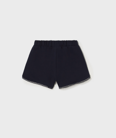 Scalloped Shorts - Navy