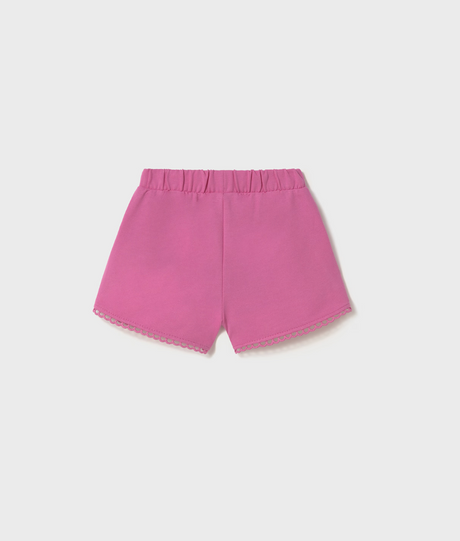 Scalloped Shorts - Fuchsia