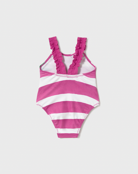 One Piece Swimsuit - Fuchsia Flowers