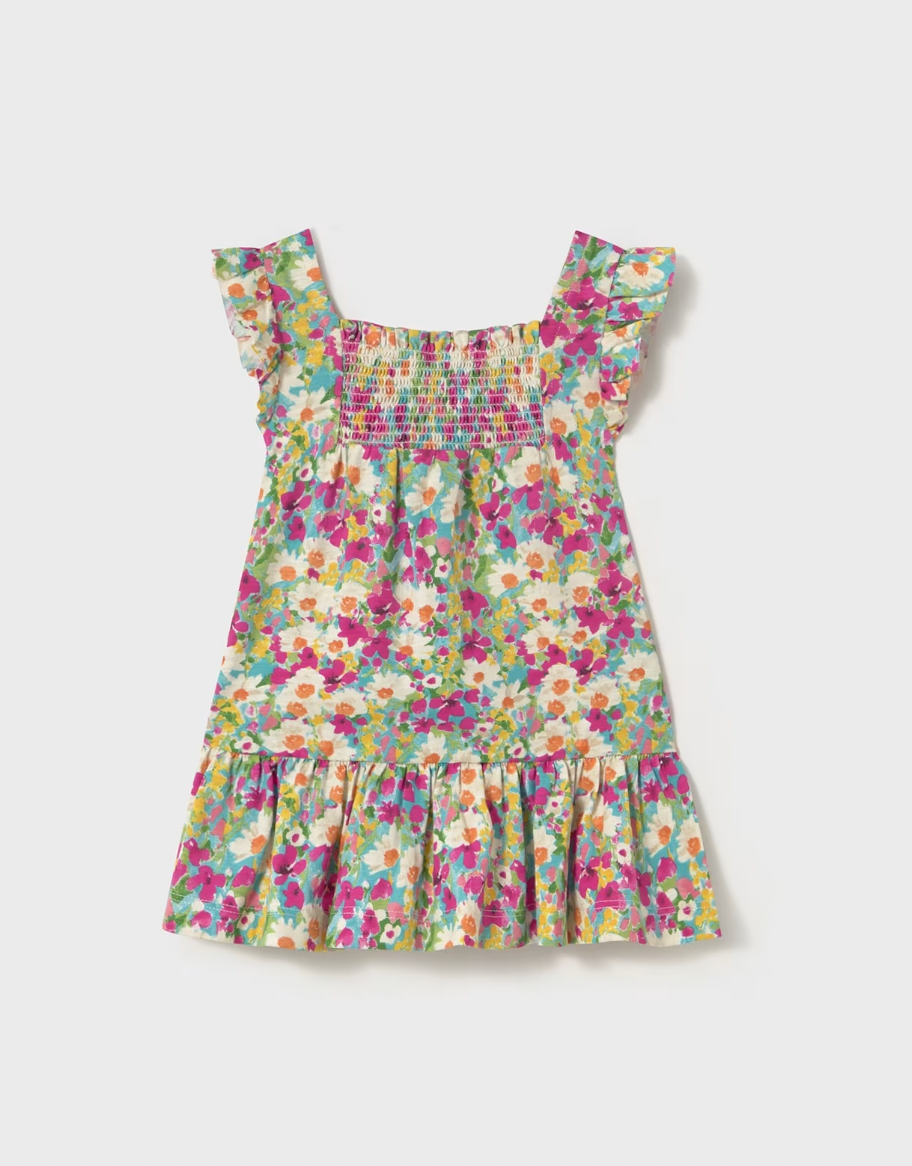 Smocked Dress - Bright Floral FINAL SALE