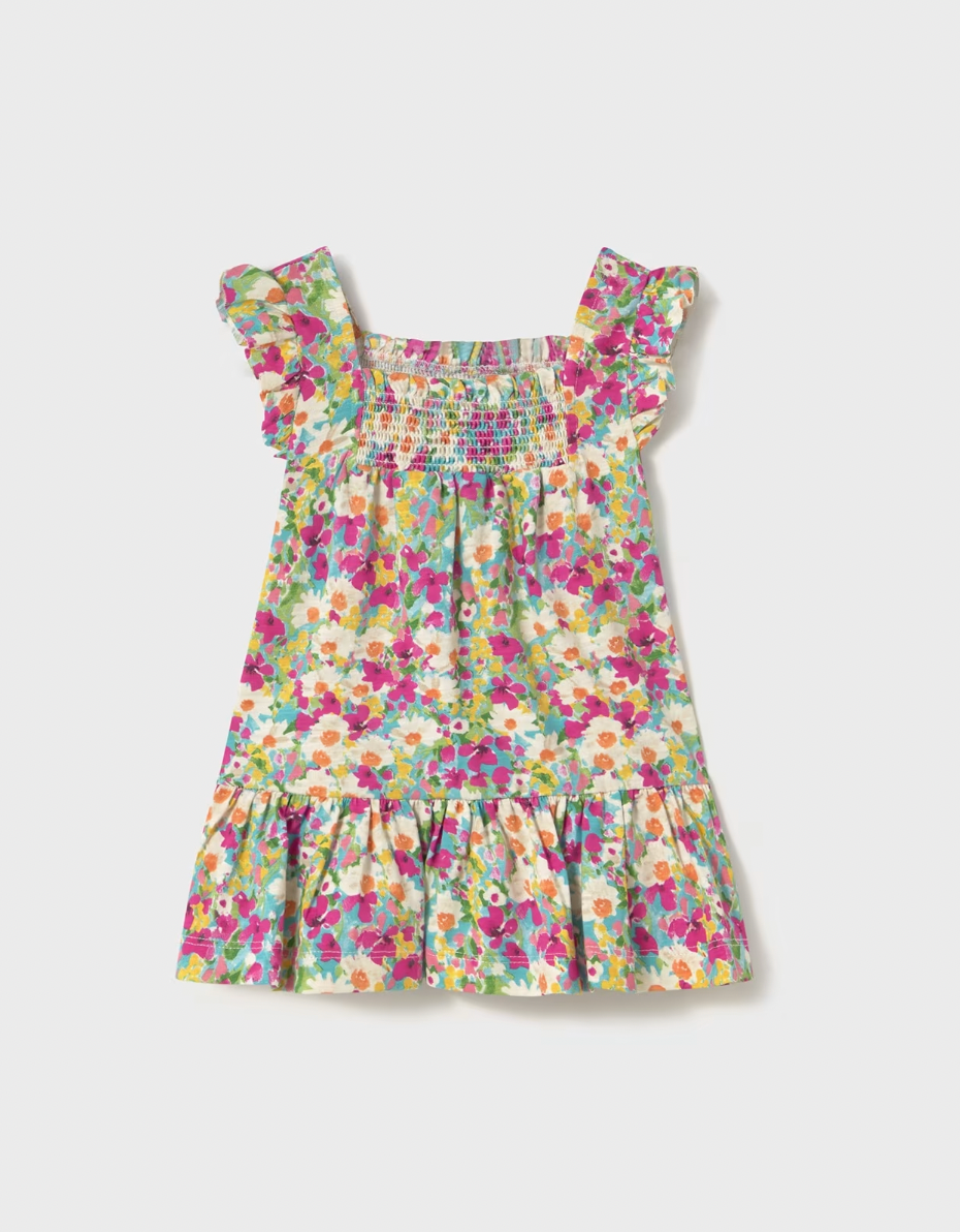 Smocked Dress - Bright Floral FINAL SALE
