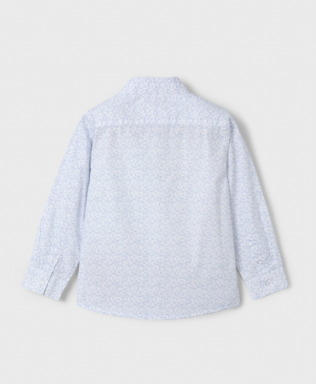 Patterned Button Down - Blue