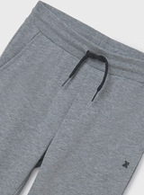 Basic Fleece Joggers - Heather Grey
