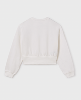 Embroidered Pullover - White