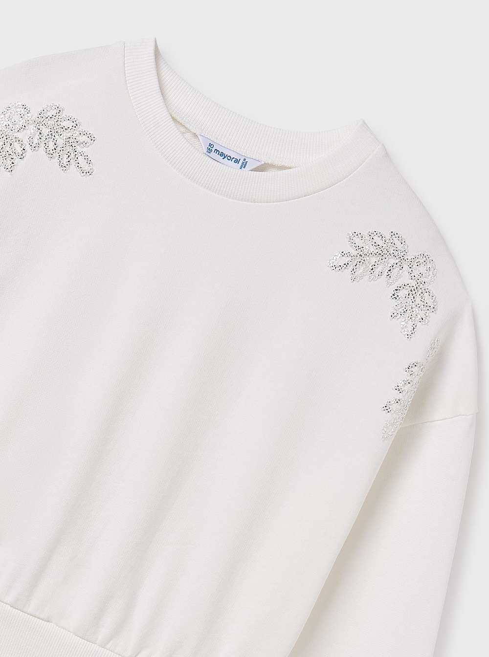 Embroidered Pullover - White