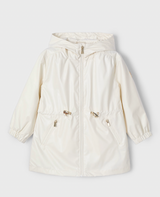 Hooded Windbreaker - Cream