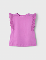 Ruffle Sleeve Top - Orchid