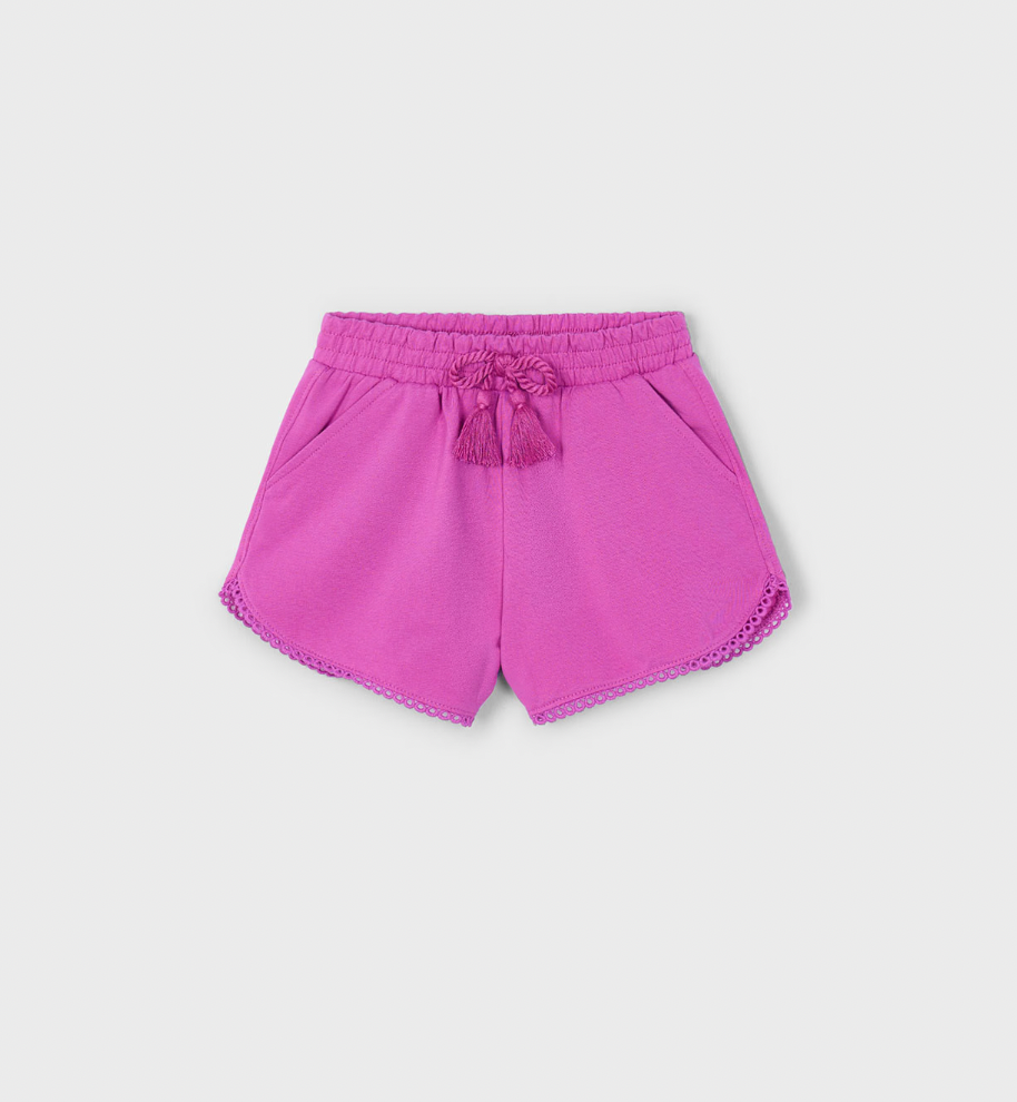 Scalloped Shorts - Orchid